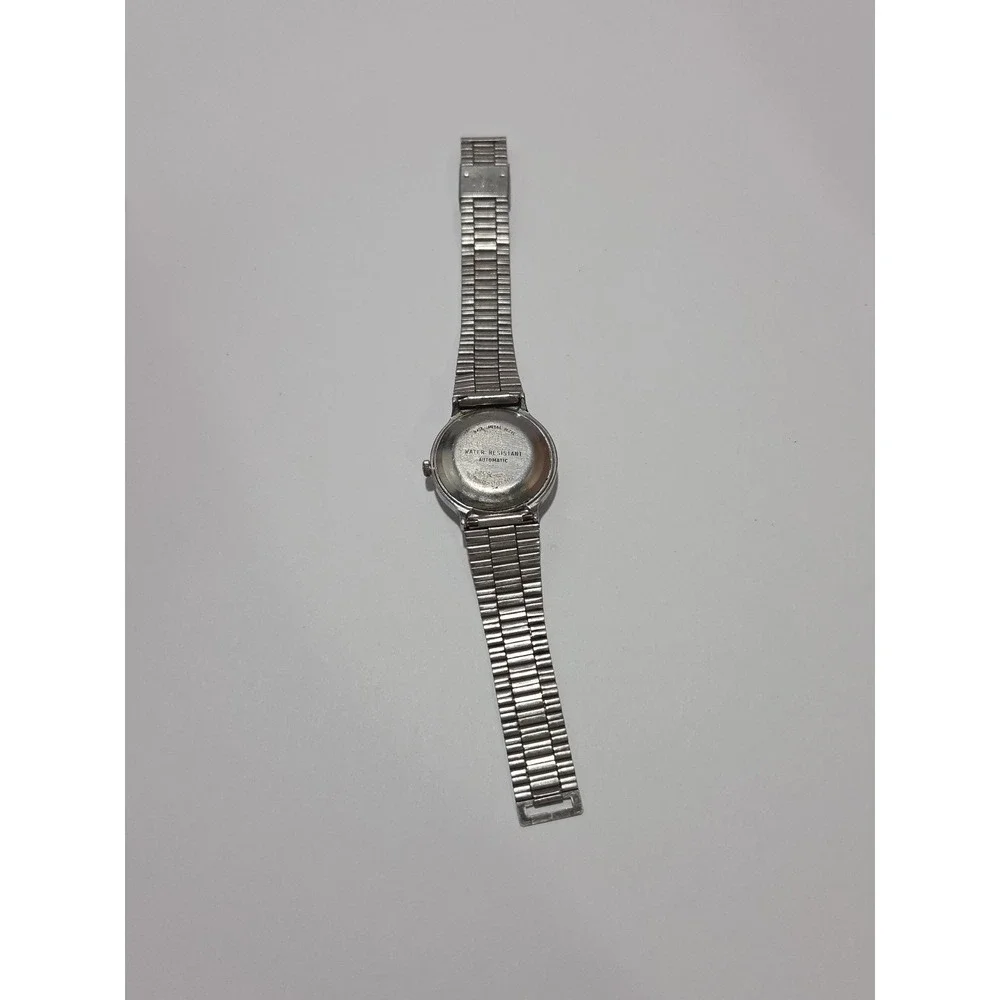 TIMEX 1975 AUTOMATIC 10879 COLLECTBLE Works Stainless Steel Band Vintage
